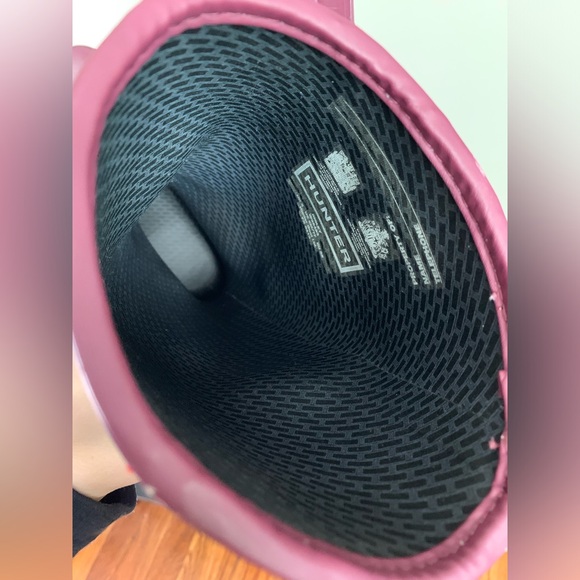 Hunter limited edition purple quilted Rigley boots size 7 fishermancore - Picture 3 of 8